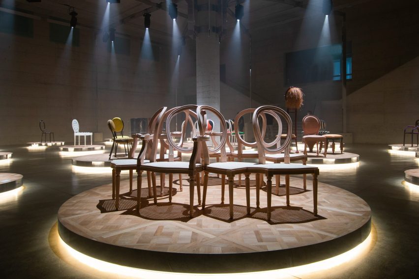 Dior Medallion chair exhibition
