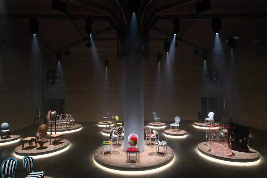 Dior Medallion chair exhibition