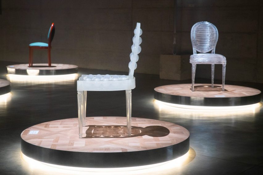 Dior Medallion chair exhibition