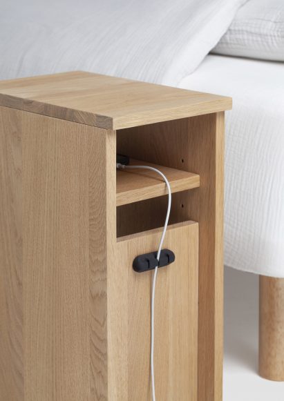 Oak bedside table