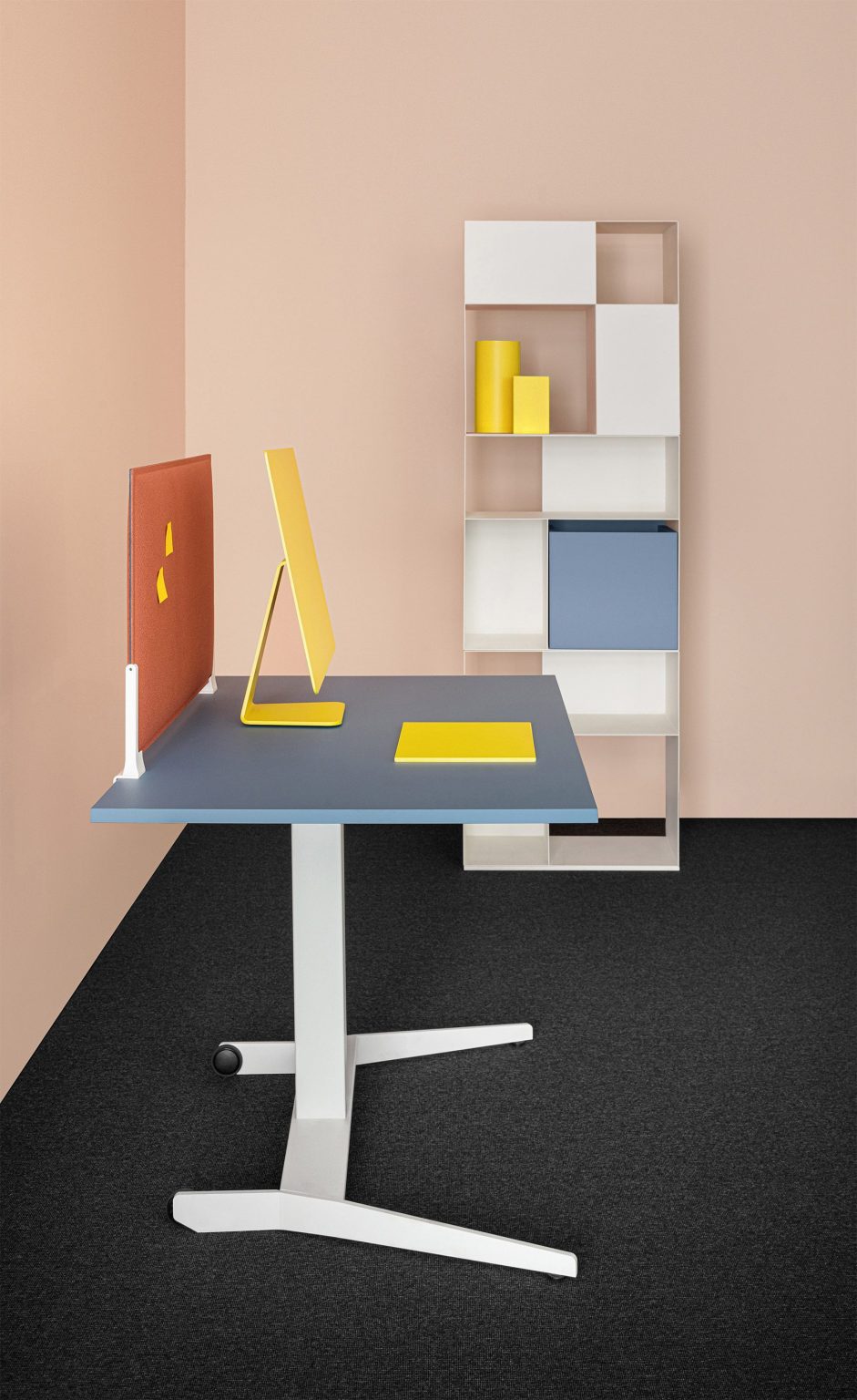 Adjustable Follow Me table by Mara