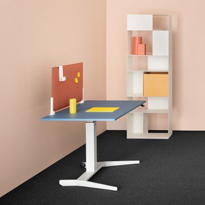 Adjustable Follow Me table by Mara