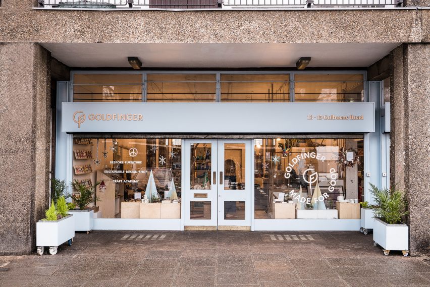 Goldfinger shop and workshop at Trellick Tower