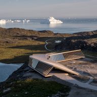Truss structure of Ilulissat Icefjord Centre by Dorte Mandrup Arkitekter