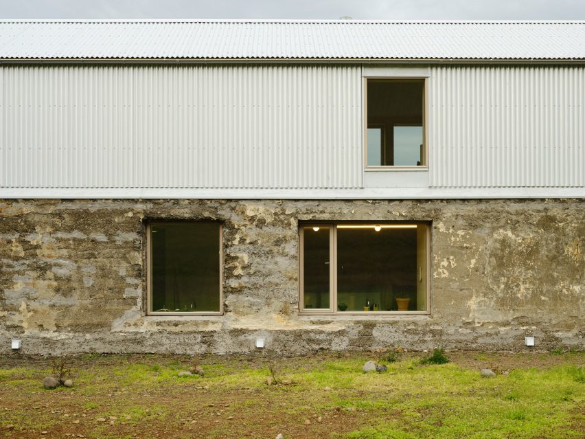 A converted farm building in Iceland