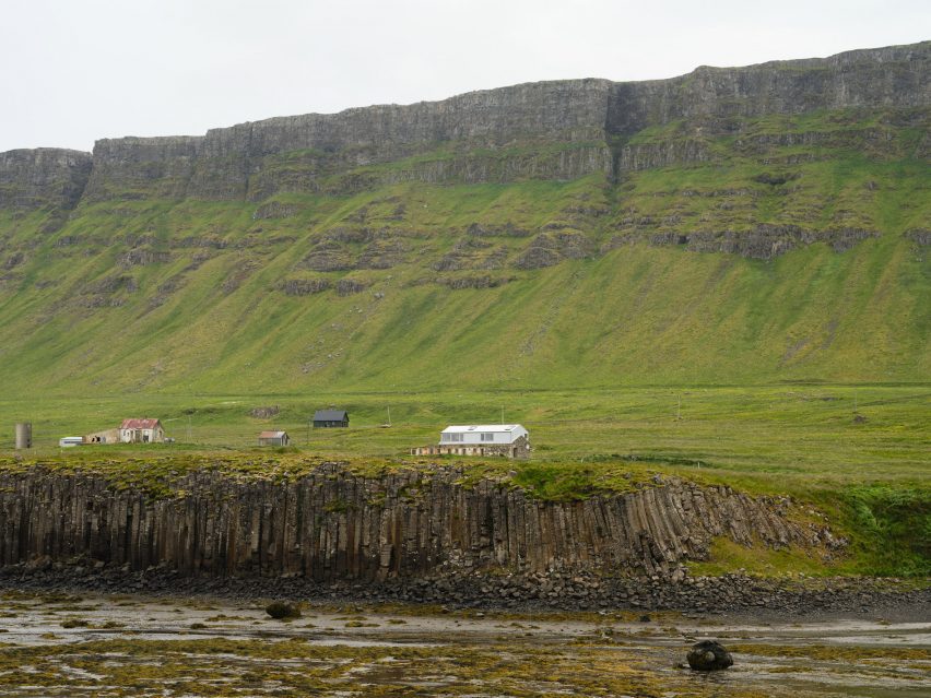 A converted farm building in Iceland