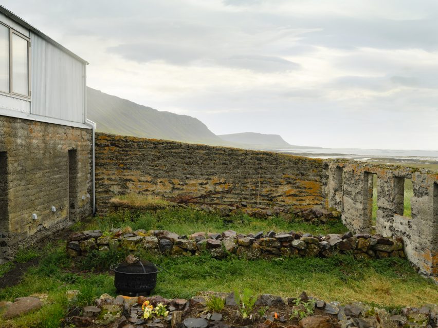 A converted farm building in Iceland