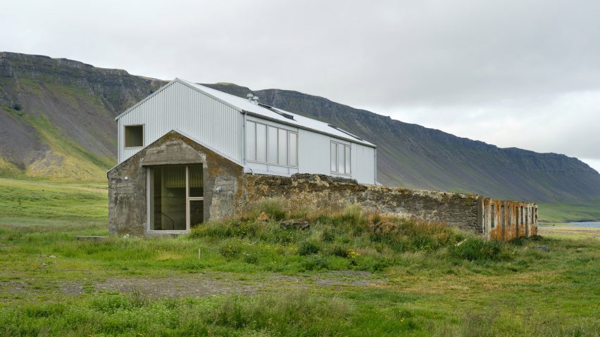 A remote house in a converted farm building in Iceland