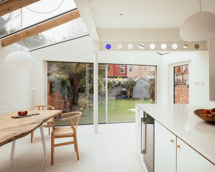 All-white kitchen