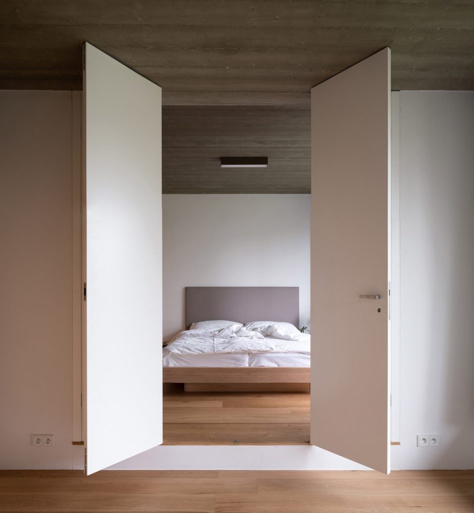 The bedroom of House in Lanškroun