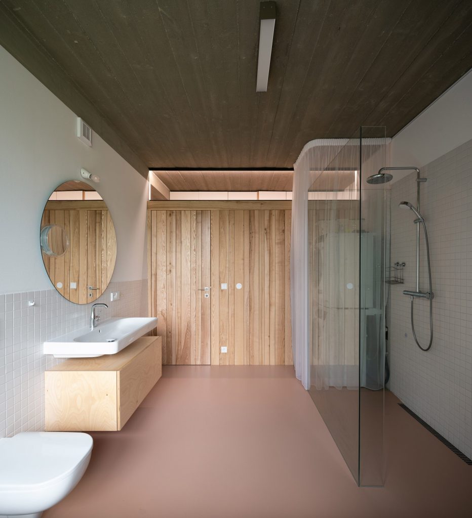Bathroom with walk-in shower