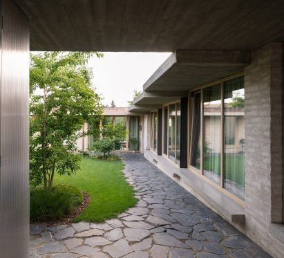 The courtyard of House in Lanškroun