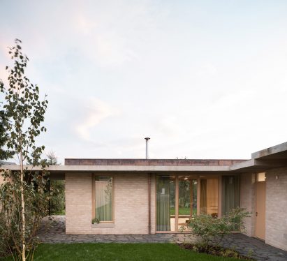 A light brick house in Lanškroun