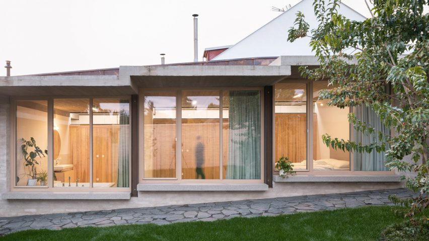 The staggered exterior of House in Lanškroun