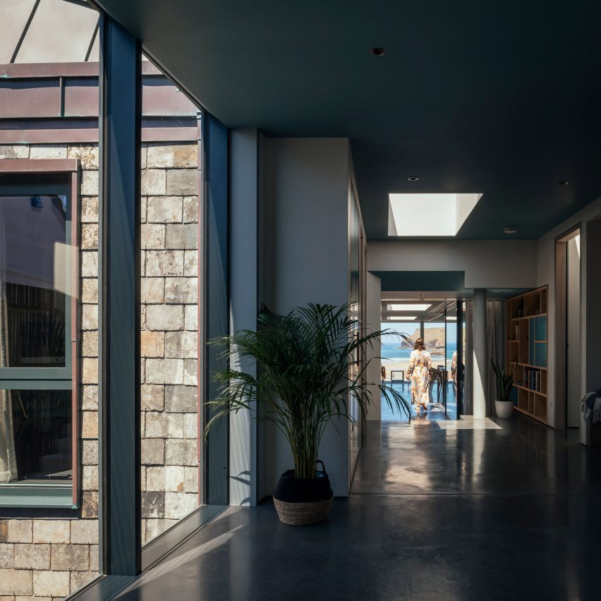 Corridor inside House with Courtyards