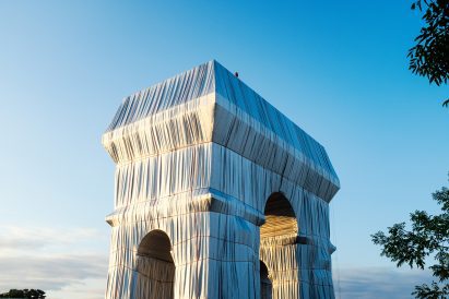 L'Arc de Triomphe Wrapped by Christo