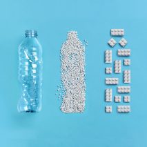 Recycled PET lego bricks