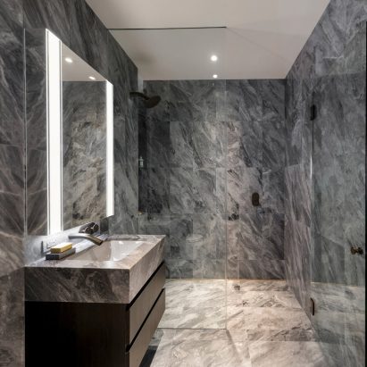 Marble bathrooms