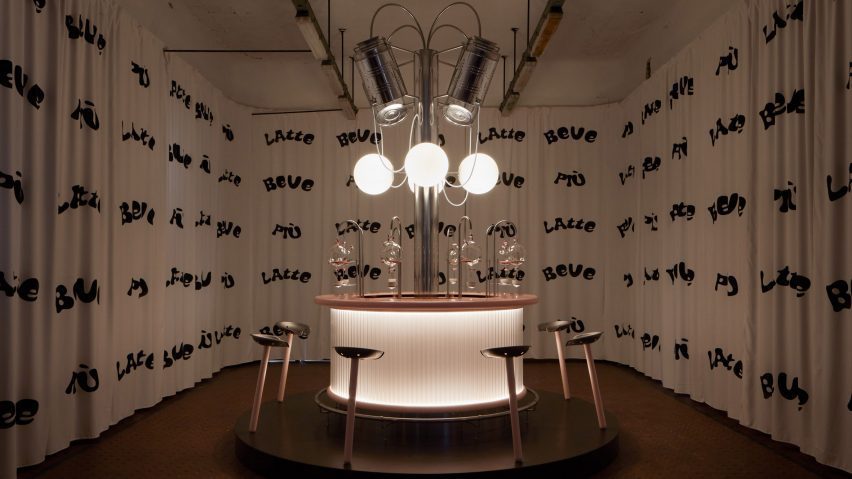 Korova Milk Bar by Lolita Gomez and Blanca Algarra Sanchez at Milan design week