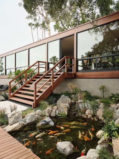 The home is an original 1960s California home by Craig Ellwood
