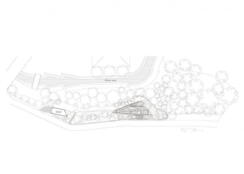 sit plan of Setoyama by Moriya and Partners