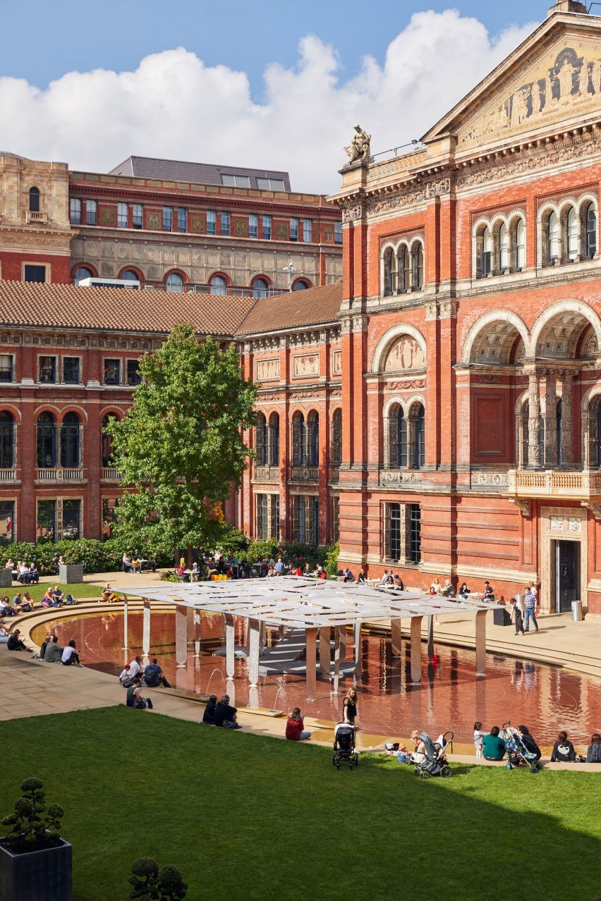 Between Forests and Skies pavilion by Nebbia Works at V&A for LDF