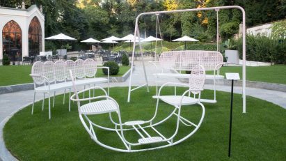 Sam Baron Dior Medallion chairs