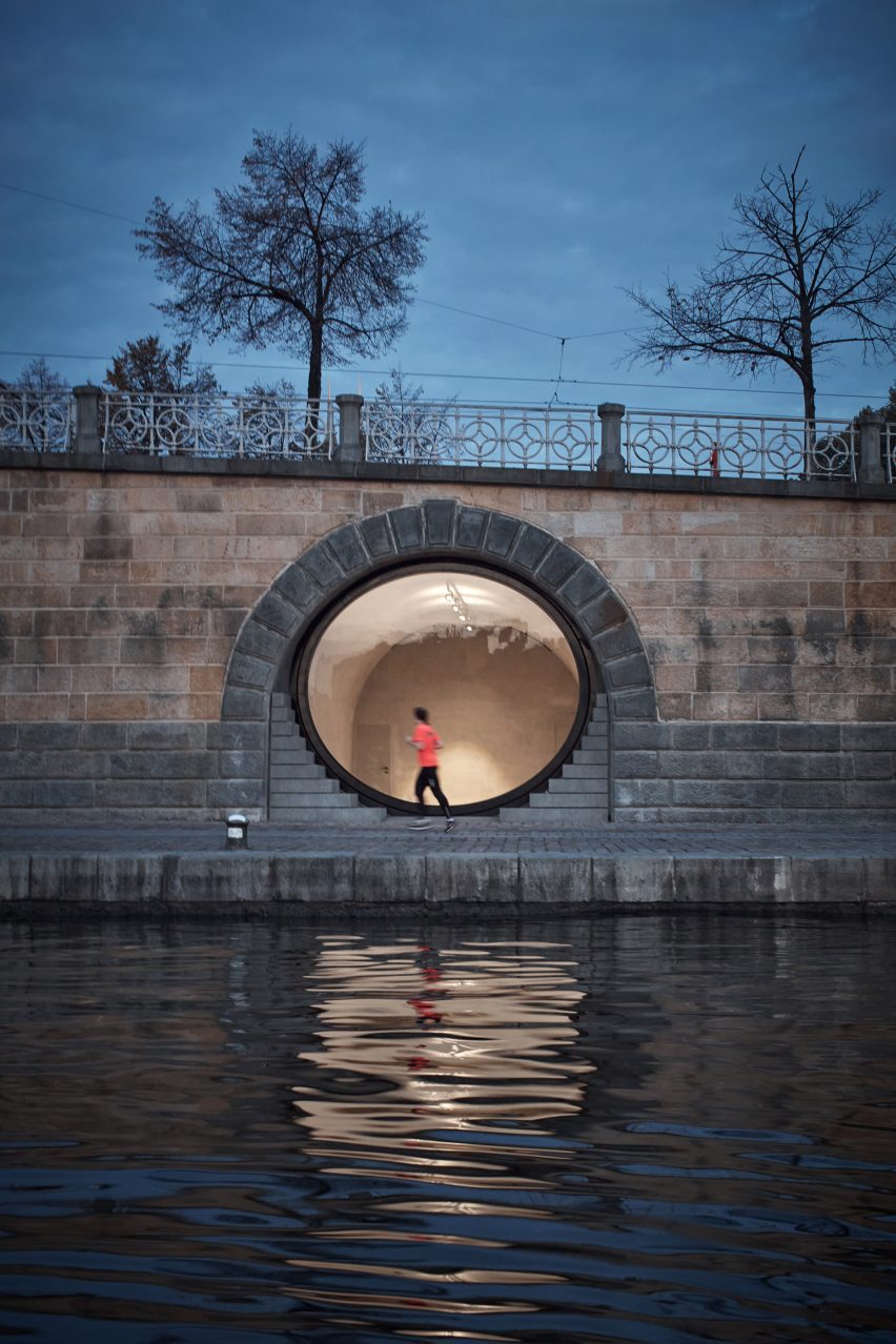 Prague waterfront by Petr Janda