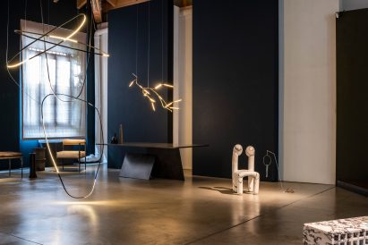 Overview of Galerie Philia exhibition dedicated to Rick Owens
