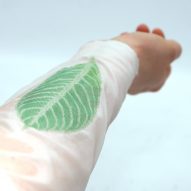 Phytoprinted t-shirt