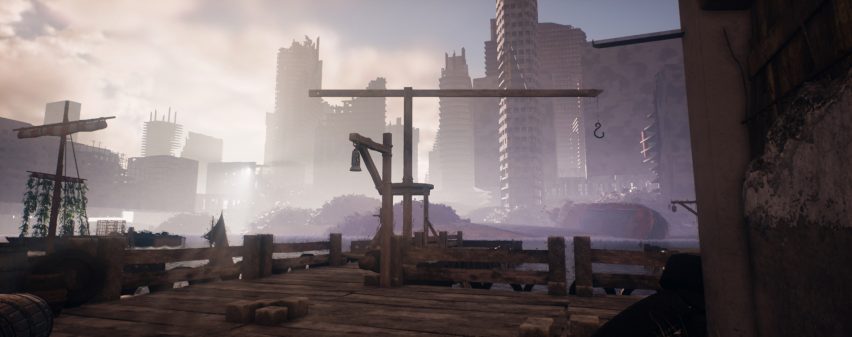 A dark, barren world design for Planet Junk