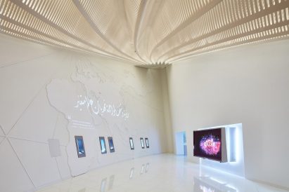 Gallery inside the pavilion