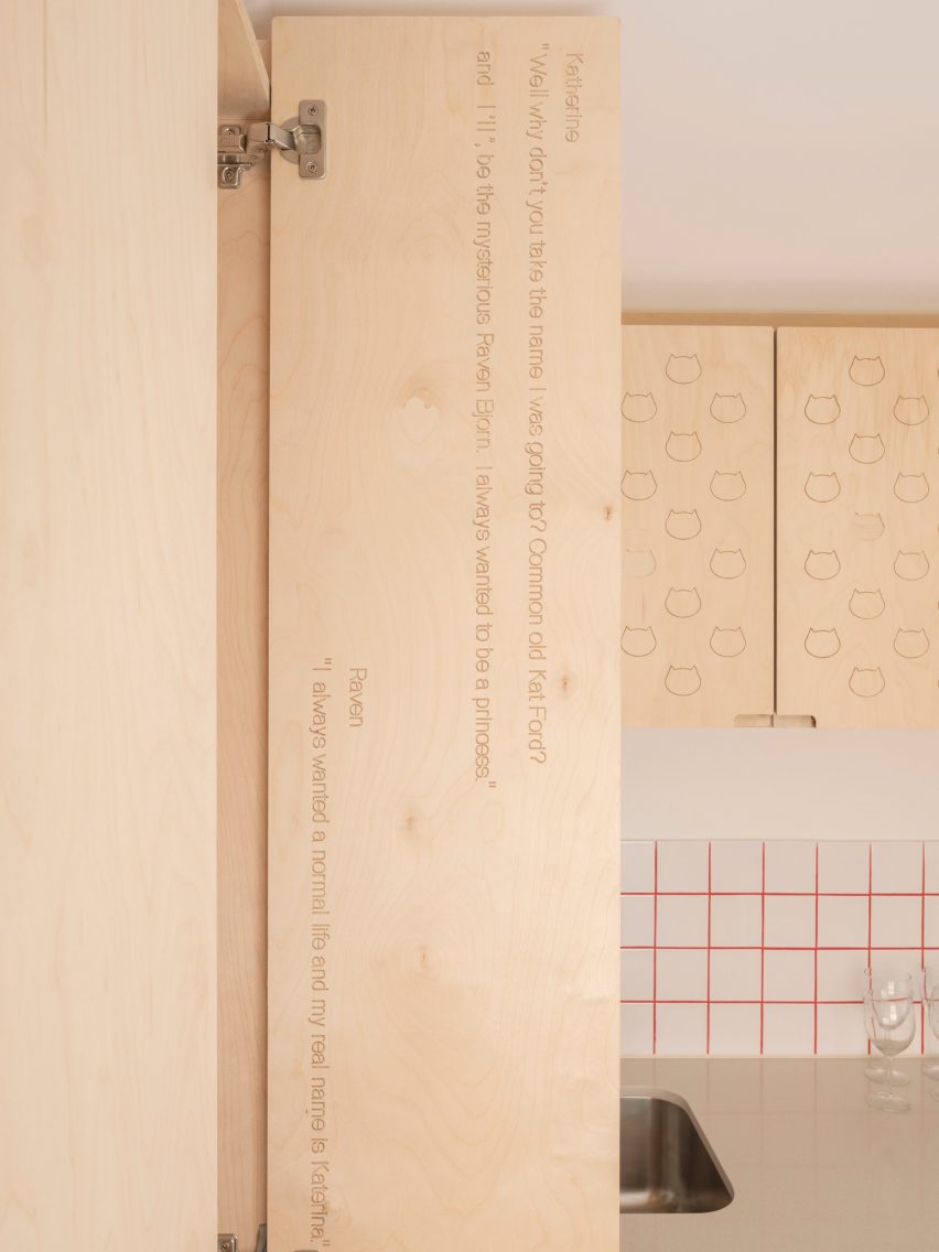 Kitchen detail in The Queen of Catford by Tsuruta Architects