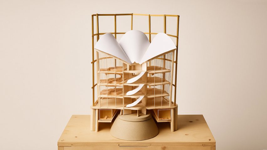 a photo of an architecture model