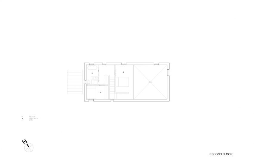 Second floor plan