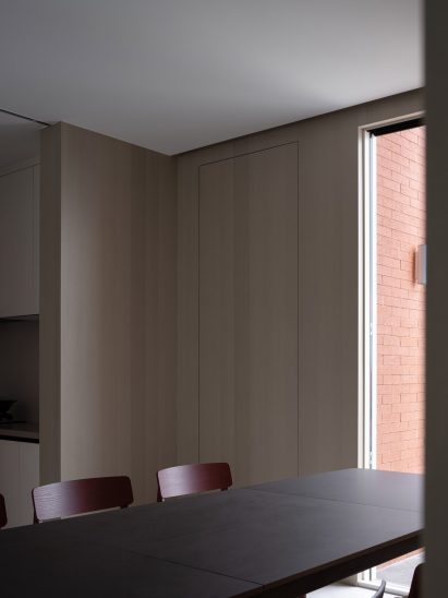 Wooden furnishing of Chinese apartment