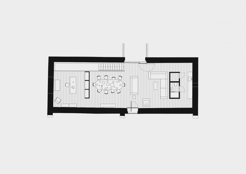 Redhill barn ground floor plan