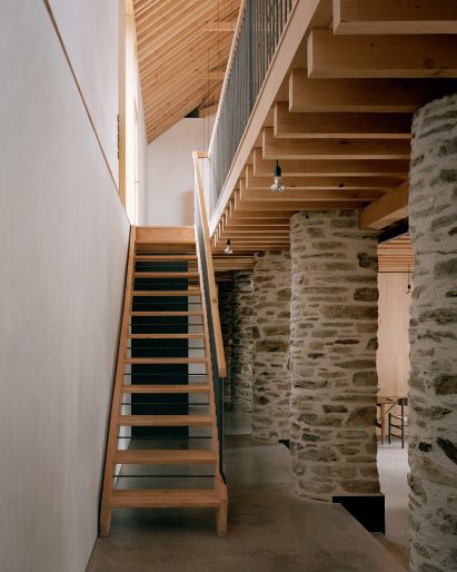 The interior of Redhill Barn