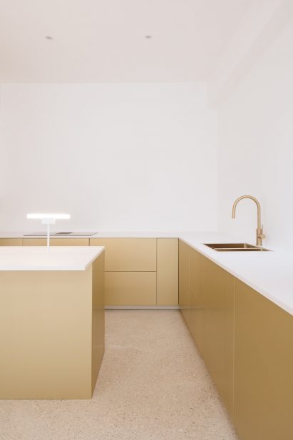 Golden kitchen