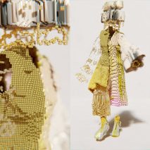 Santa Kupča creates pixelated digital clothing line Decrypted Garments