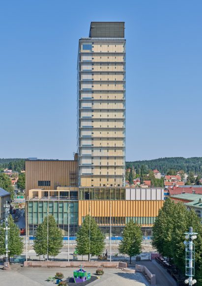 Timber hotel in Sweden