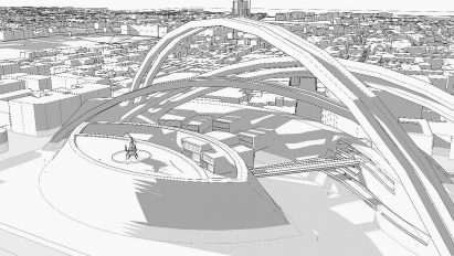 A student's architectural model