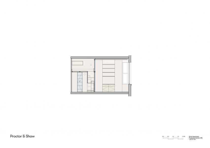 Section of Shoji Apartment by Proctor & Shaw