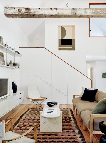 Neutral colours in the open living space