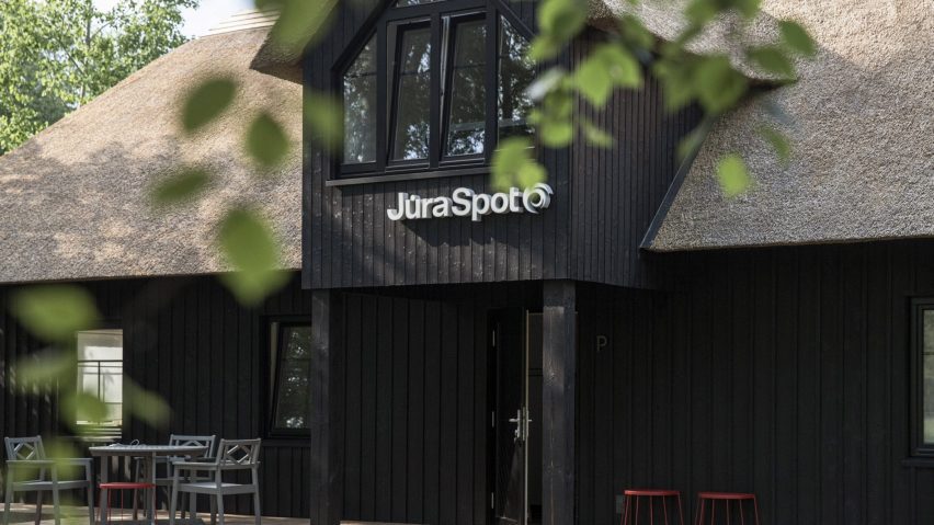 Jūra Spot signage was placed on the exterior