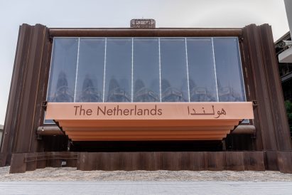 Exterior of the Netherlands' pavilion at Expo 2020 Dubai
