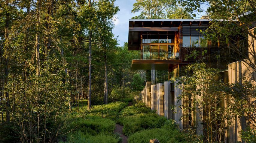 The house is in Maine