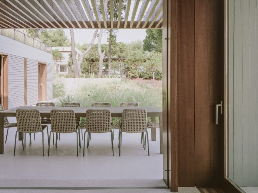 Terrace of St Minas House by Neiheiser Argyros
