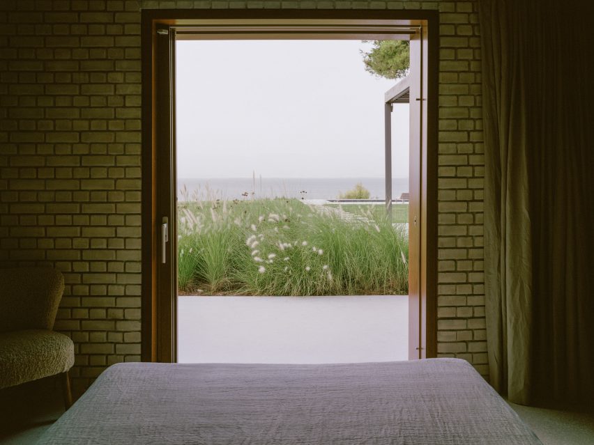 Bedroom of Greek villa