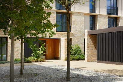 Key Workers Housing is surrounded by landscaped courtyards